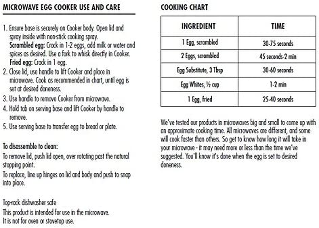 OXO Good Grips Microwave Egg Cooker image number 5