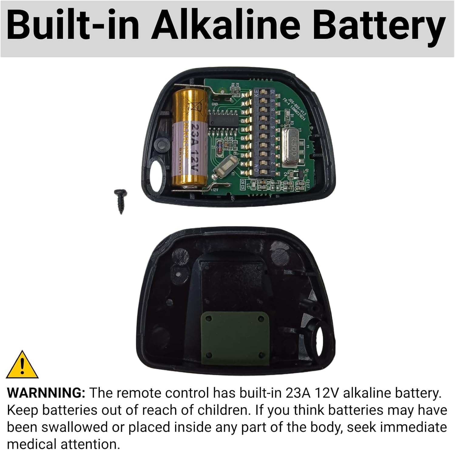 QSDIYRF Gate/Garage Door Remote Compatible with Digi-Code DC-5010 DC-5030 DC-5040 DC-5060 DC-5070, Garage Remote Work for Multi-Code 3089 300Mhz 10 Dip Switches Mini Transmitter (1 Channel, 1 Pack) image number 2