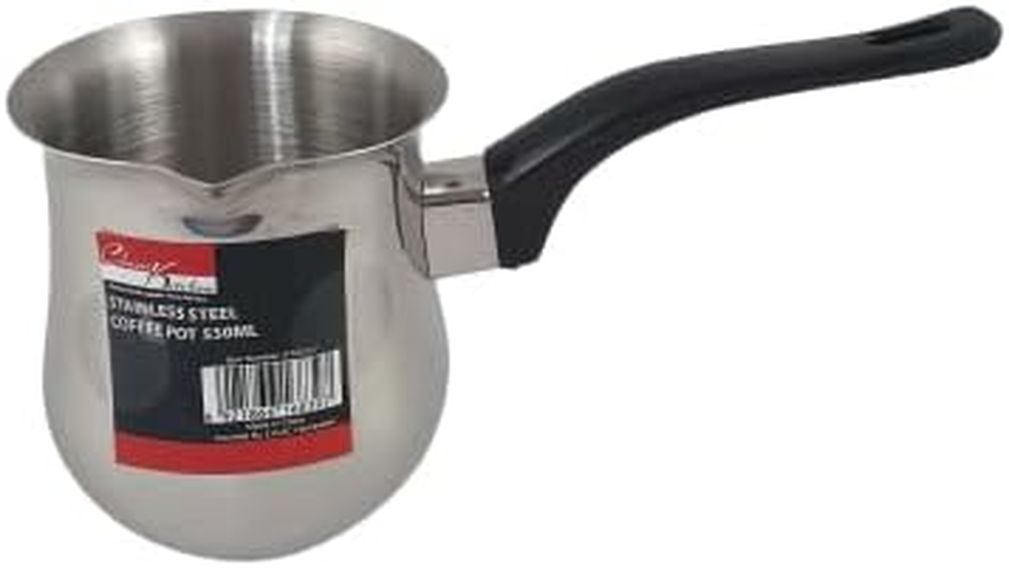 Leona Co 550Ml/750Ml Large Turkish Coffee Pot Stainless Steel Greek Arabic Coffee Maker, Universal Butter and Milk Warmer, Small Sauce Pan (750ML) image number 1