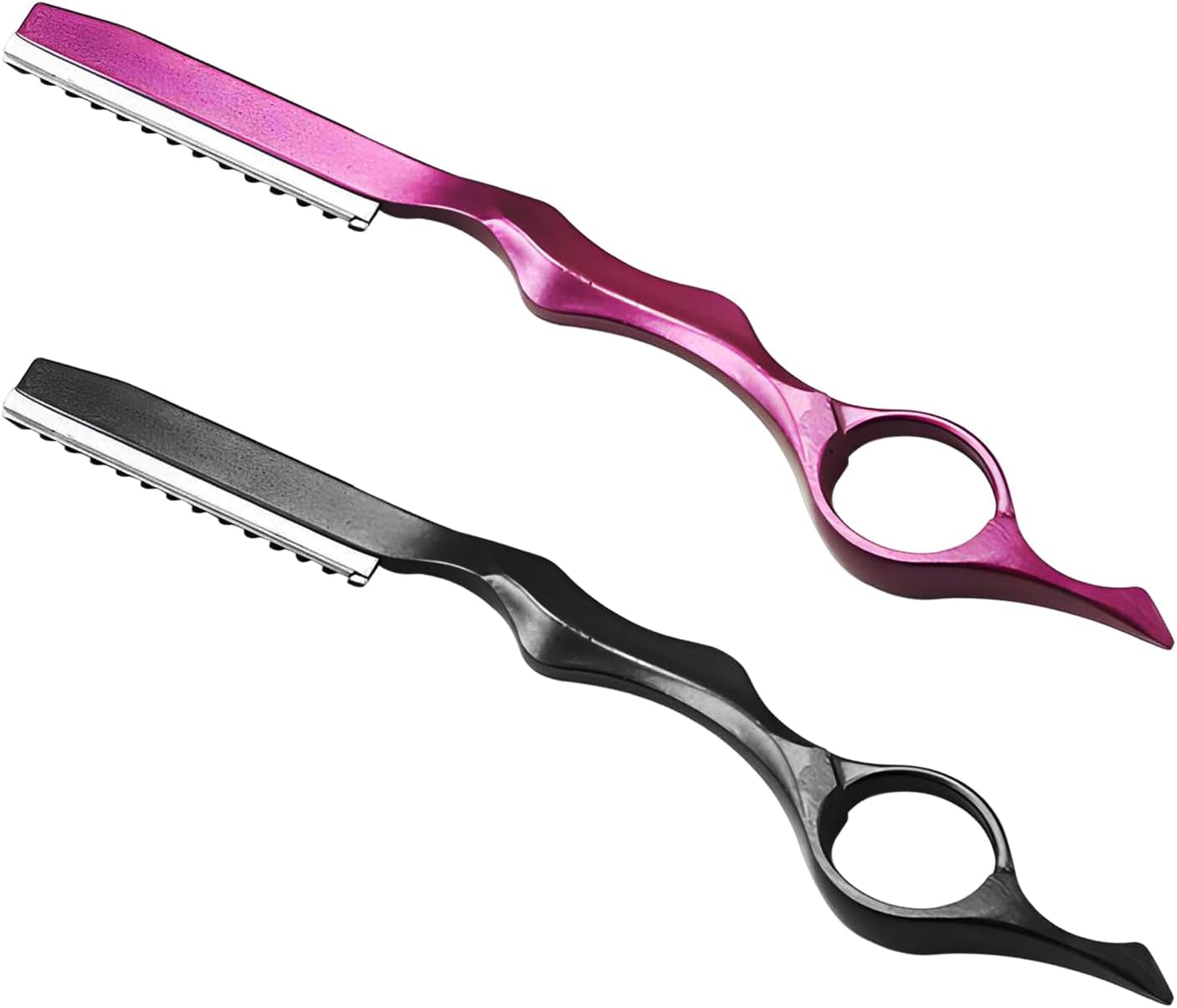 2 Pieces Hair Knives, Durable Hairdressing Salon, Hair Cutting Tools, Barber Shop, Barber Salon Tools image number 1