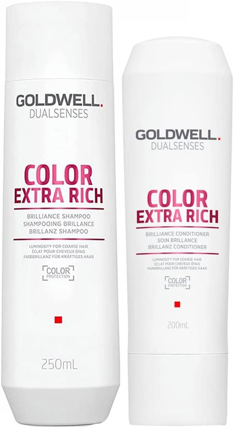 Goldwell Dualsenses Colour Extra Rich Brilliance Shampoo 250Ml & Conditioner 200Ml