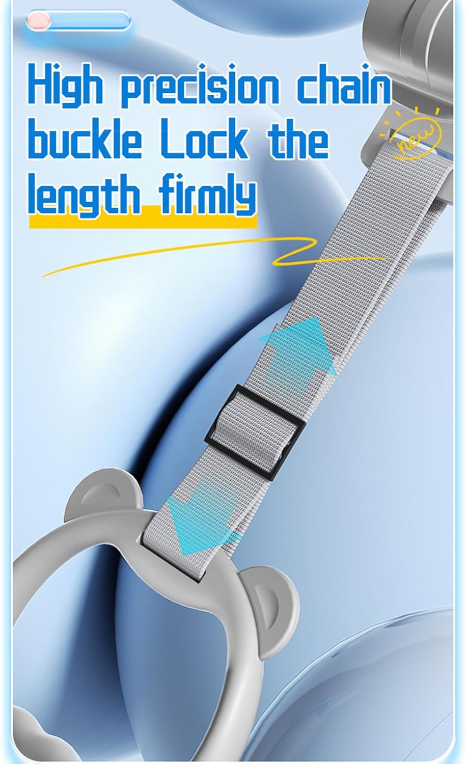 Baby Pull up Rings | Cot Hangable Rings - Training Tool Cot Accessories Toy Strap for Walking Practice Exercise Boys, Daycare Yard Play