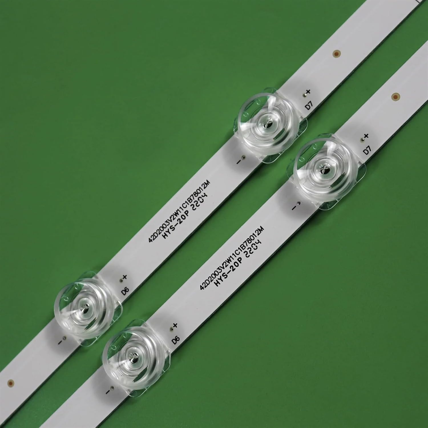 LED Backlight Bar 11LED Compatible with Hisense 43A7100FTUK 43AE7000FTUK H43A7300FTUK HD430X1U81-T0L1 SVH425A09 CRH-BX43X1U513030T0211069 (Color : 10PCS 5TV) - 10Pcs 5Tv image number 3