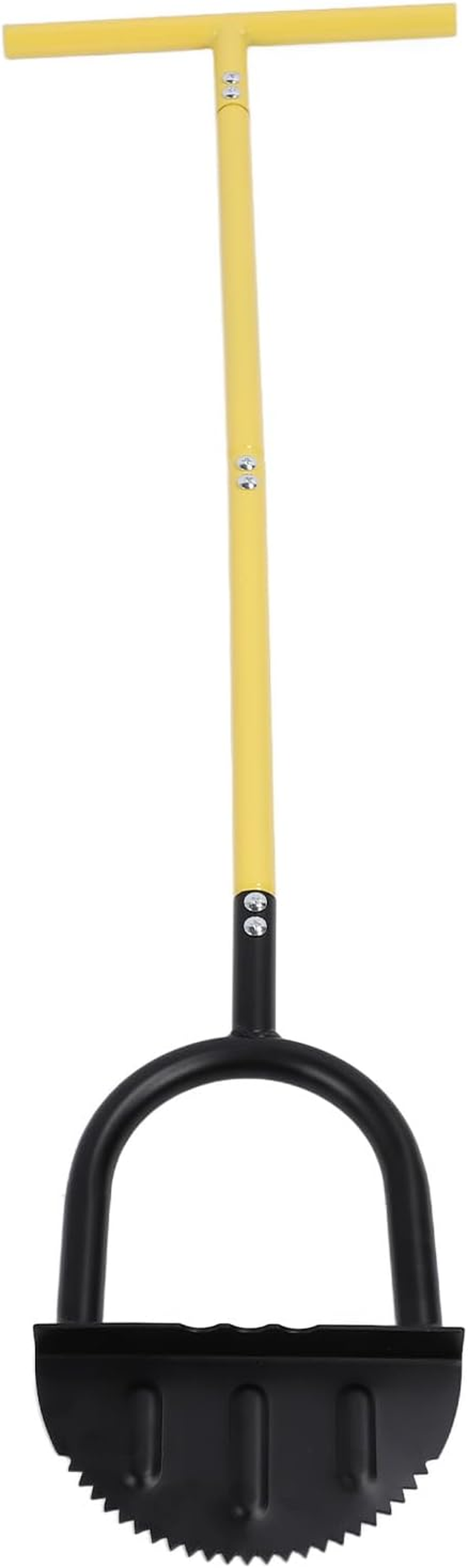 Garden Weasel Edger, Manual Half Moon Lawn Edger with T Handle, Edger Tool for Cutter, Sod, Lawn Maintenance in Gardening and Farming image number 2