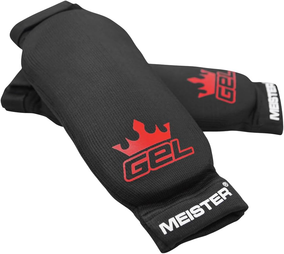 Meister MMA Elastic Cloth Forearm Guards W/Integrated Gel Padding (Pair)