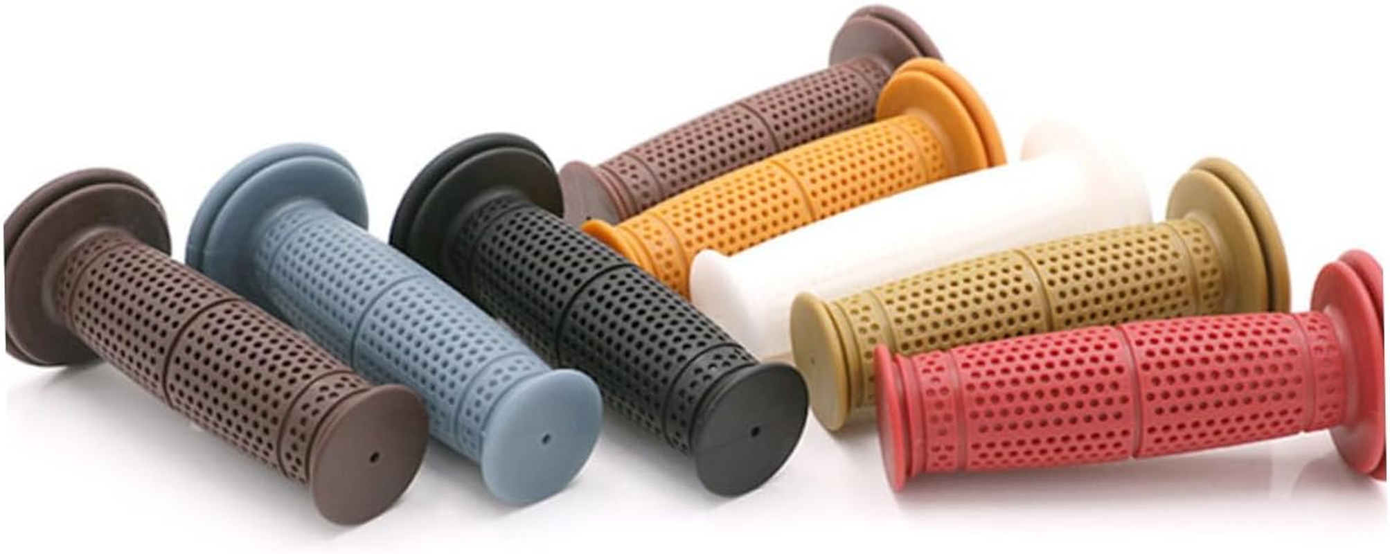 SUPVOX Classic Motorbike Accessories Motorcycle Rubber Grips Vintage Handlebar Tape Easy Installation for Riding Lovers image number 6