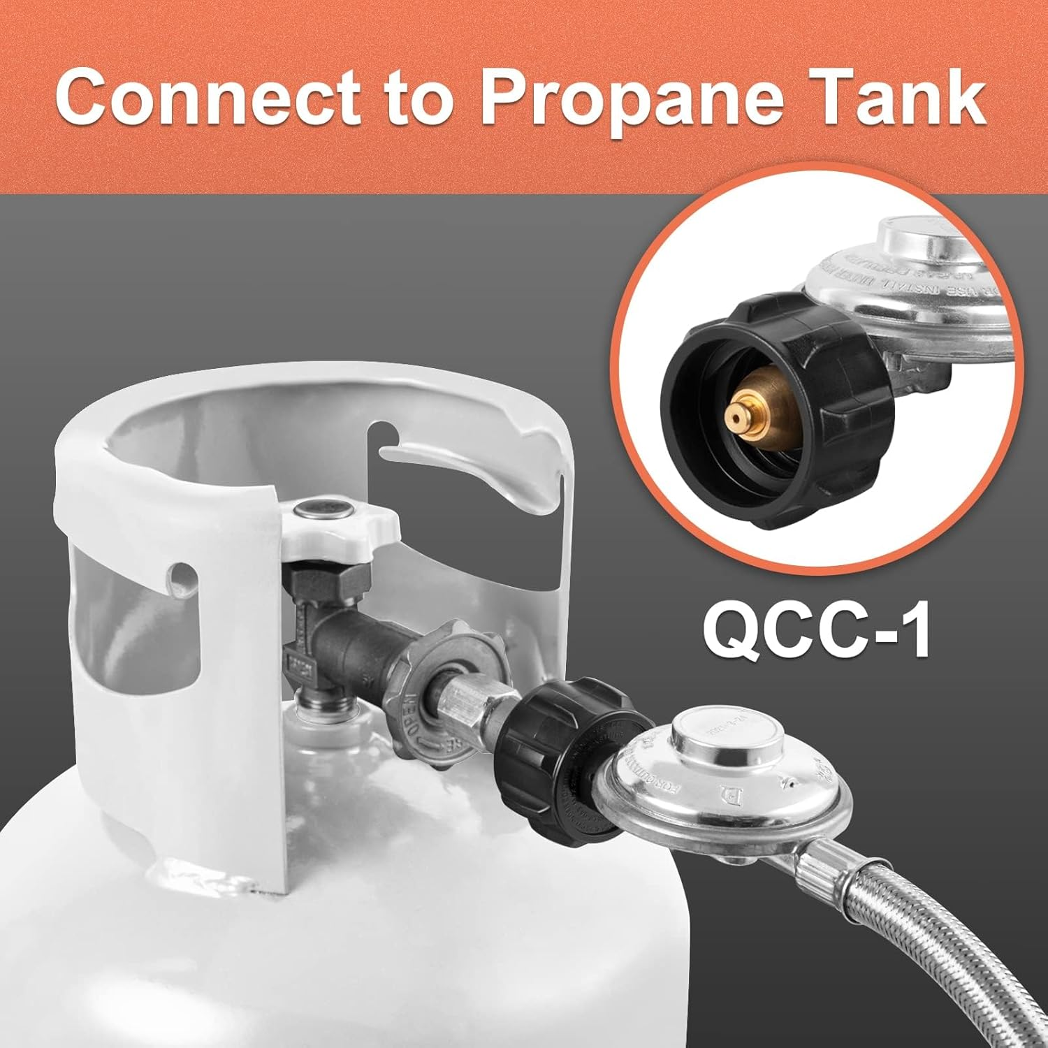 GASPRO Propane Gas Fire Pit Kit, with 24 Inch Jet Fire Pit Burner Ring, for DIY & Upgrade Propane Fire Pit, Fireplace, Heavy Duty 304 Stainless Steel, Indoor & Outdoor Use image number 5