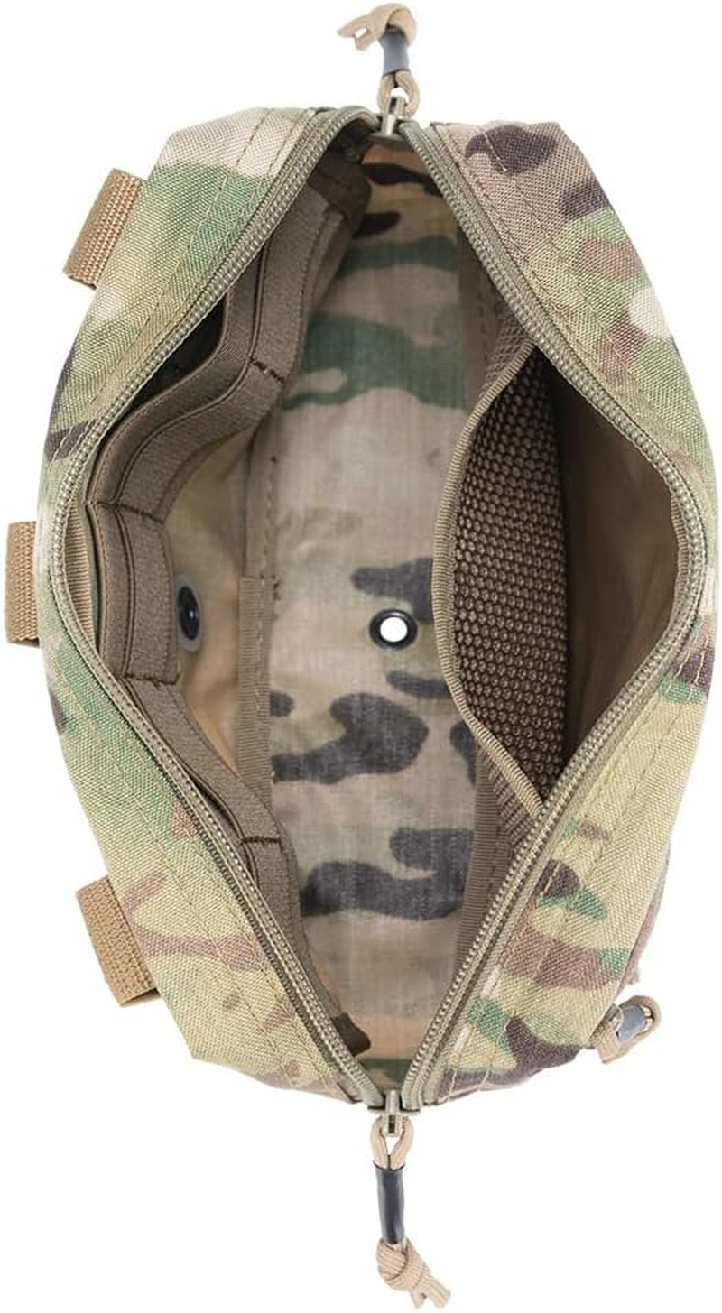 EXCELLENT ELITE SPANKER Tactical Molle Admin Pouch for Tactical Backpack Waist Bag Utility Tool Pouch Tactical EDC Bag - Multicam image number 6