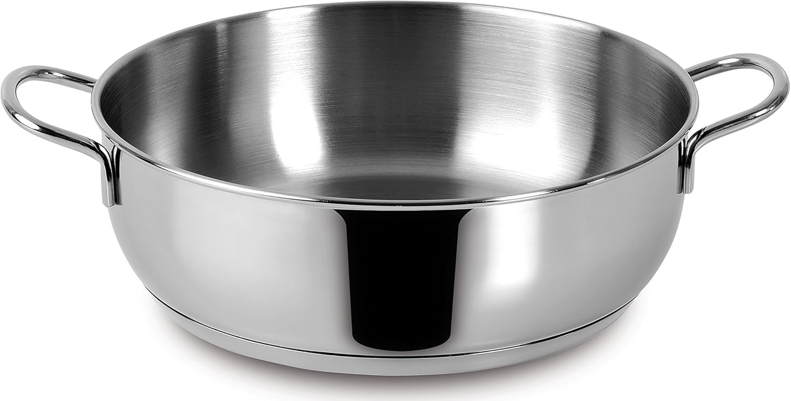 Lagostina Every Semi-Deep Casserole Dish Diameter 24 Cm in 18/10 Stainless Steel with Lagoseal plus Base, Satin Exterior and Wide Handles, Suitable for All Heat Sources, Including Induction image number 3