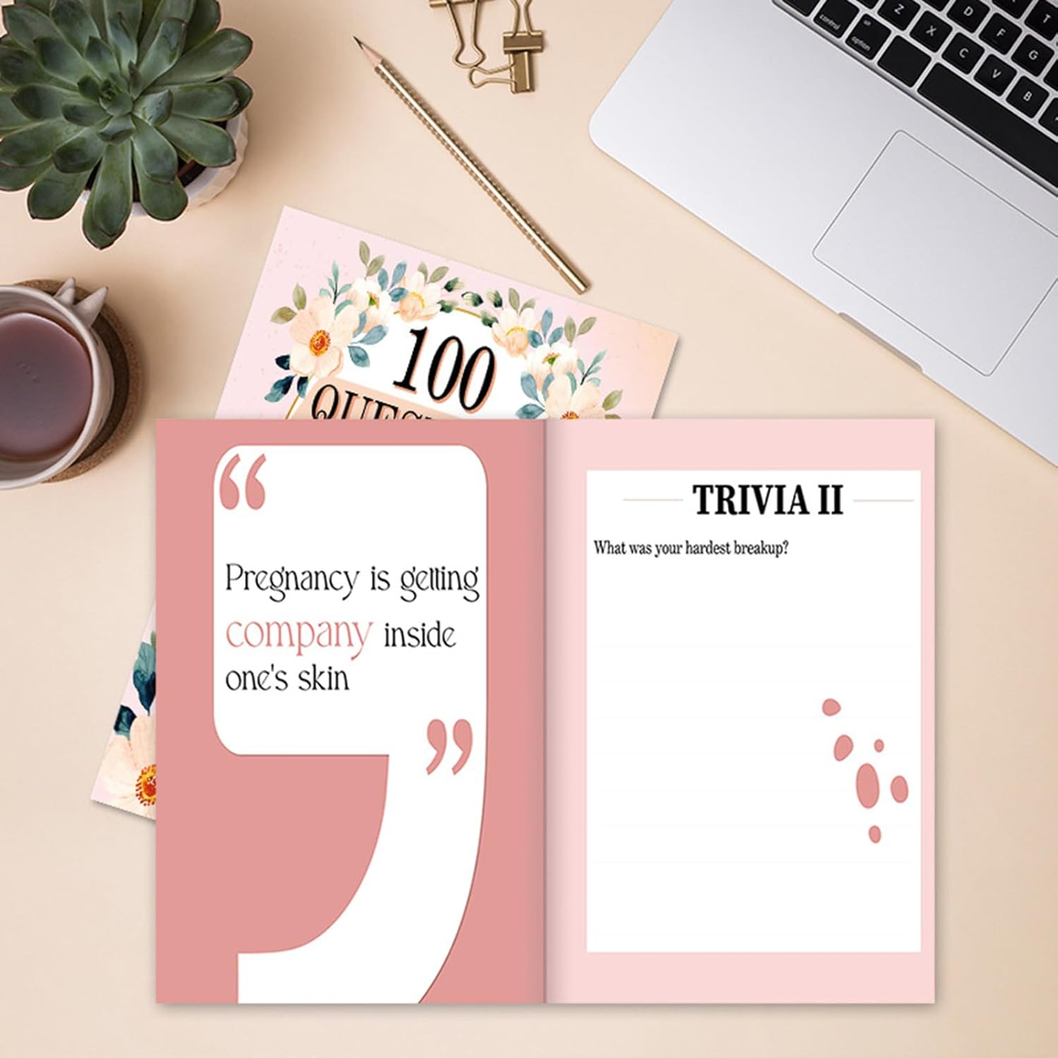 100 Questions for Mum | Tell Your Life Story Mum, High-Quality Gift for Women Daughters Birthdays Christmas with Timeless Design image number 2