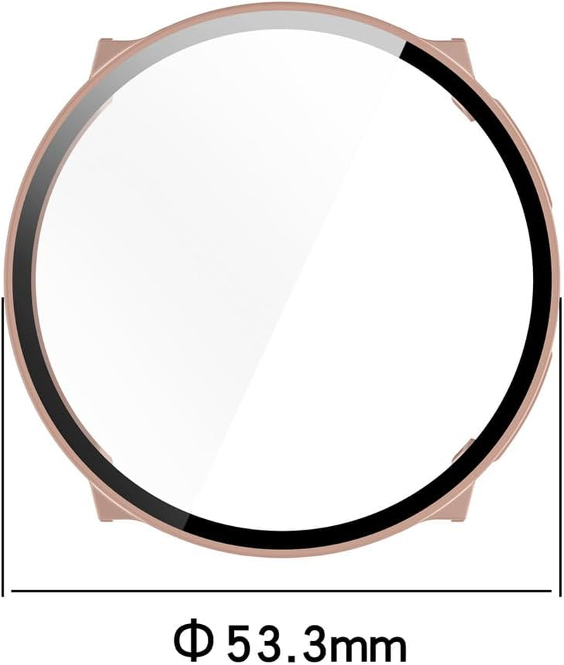 Zohmuly Protective Case Compatible with Suunto Vertical, PC Ultra Thin HD Tempered Glass Scratch-Resistant All-Round Screen Protector for Suunto Vertical Case