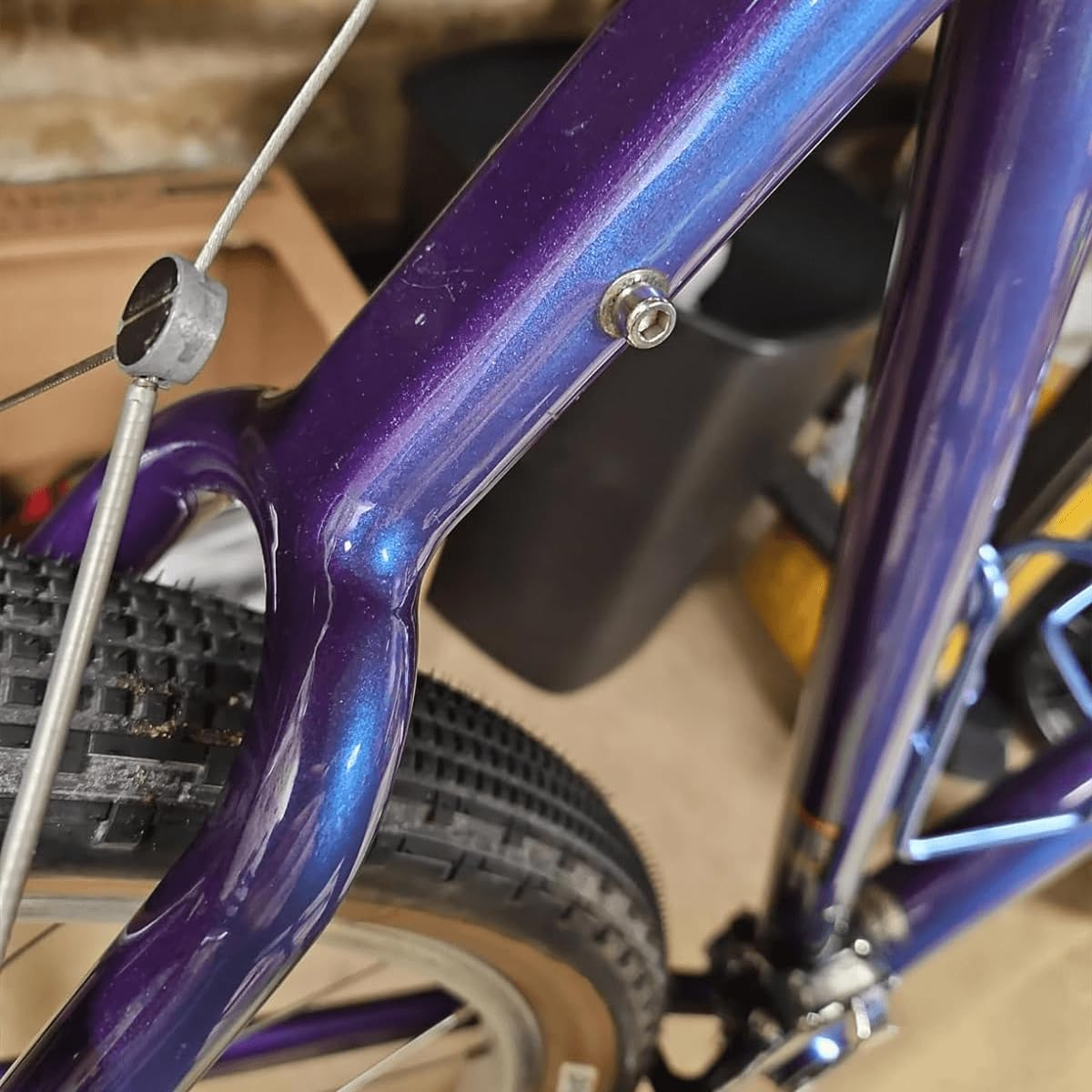 Dophee 10Pcs Bike Water Bottle Cage Bolts Holder Screws M5 Inner Rack Hexagon Stainless Steel Bicycle Bottle Holder Cage Screws image number 5