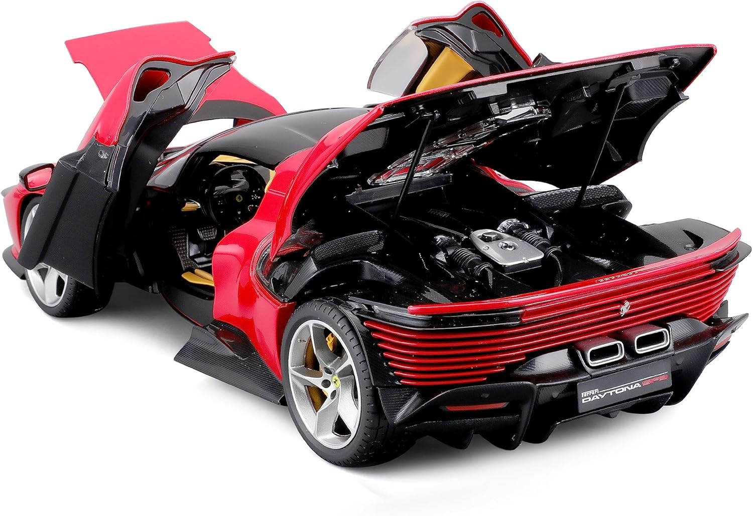 Bburago -Ferrari Signature - Daytona SP3-1:18 Scale Vehicle Reproduction - Red - Collectable Toy for Children from 14 Years - 16912R image number 6