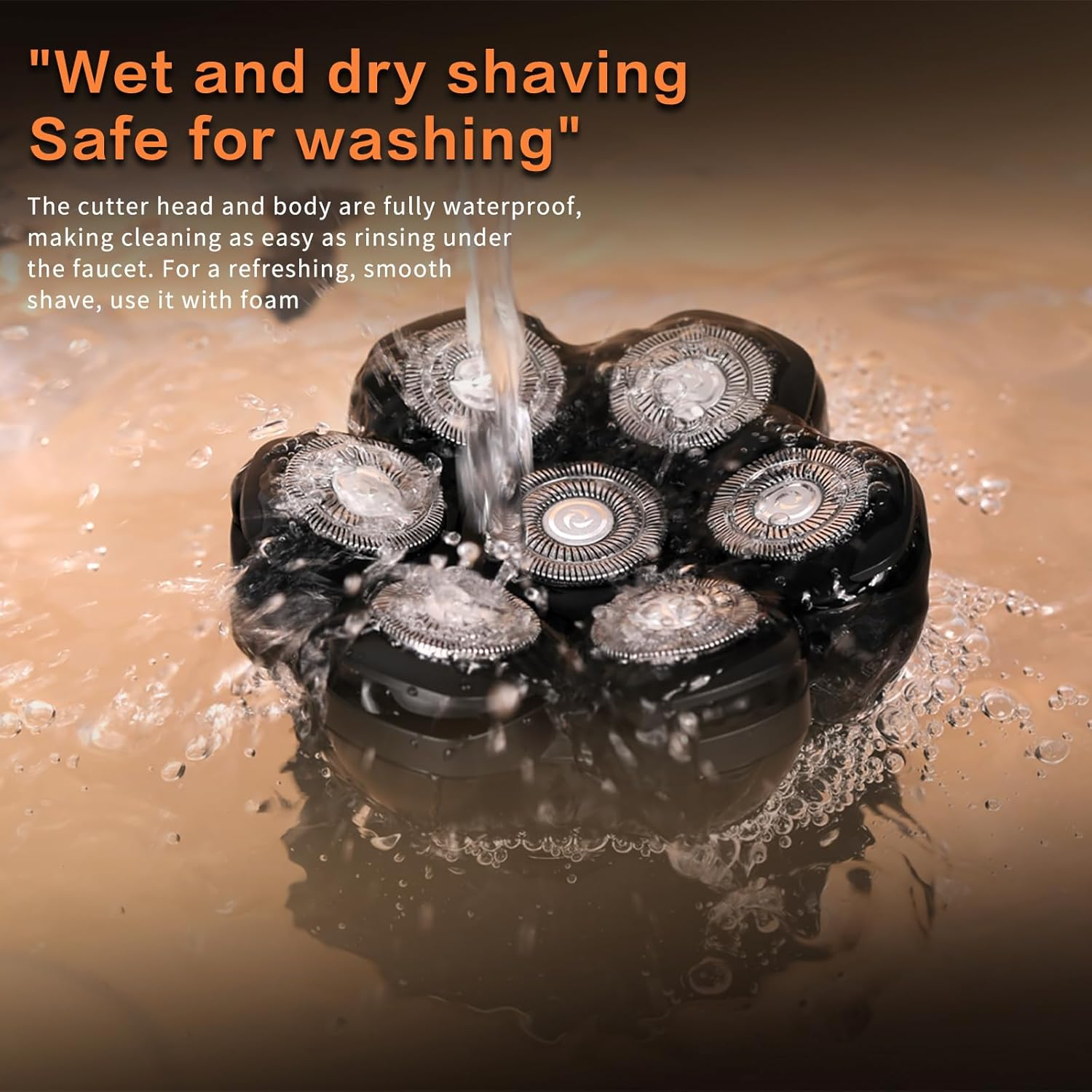 Head Shavers for Bald Men - Yinicare 7D Mens Razors for Shaving Electric Led Display Wet & Dry Bald Head Shaver Ipx6 Waterproof Shaver Type-C Charging