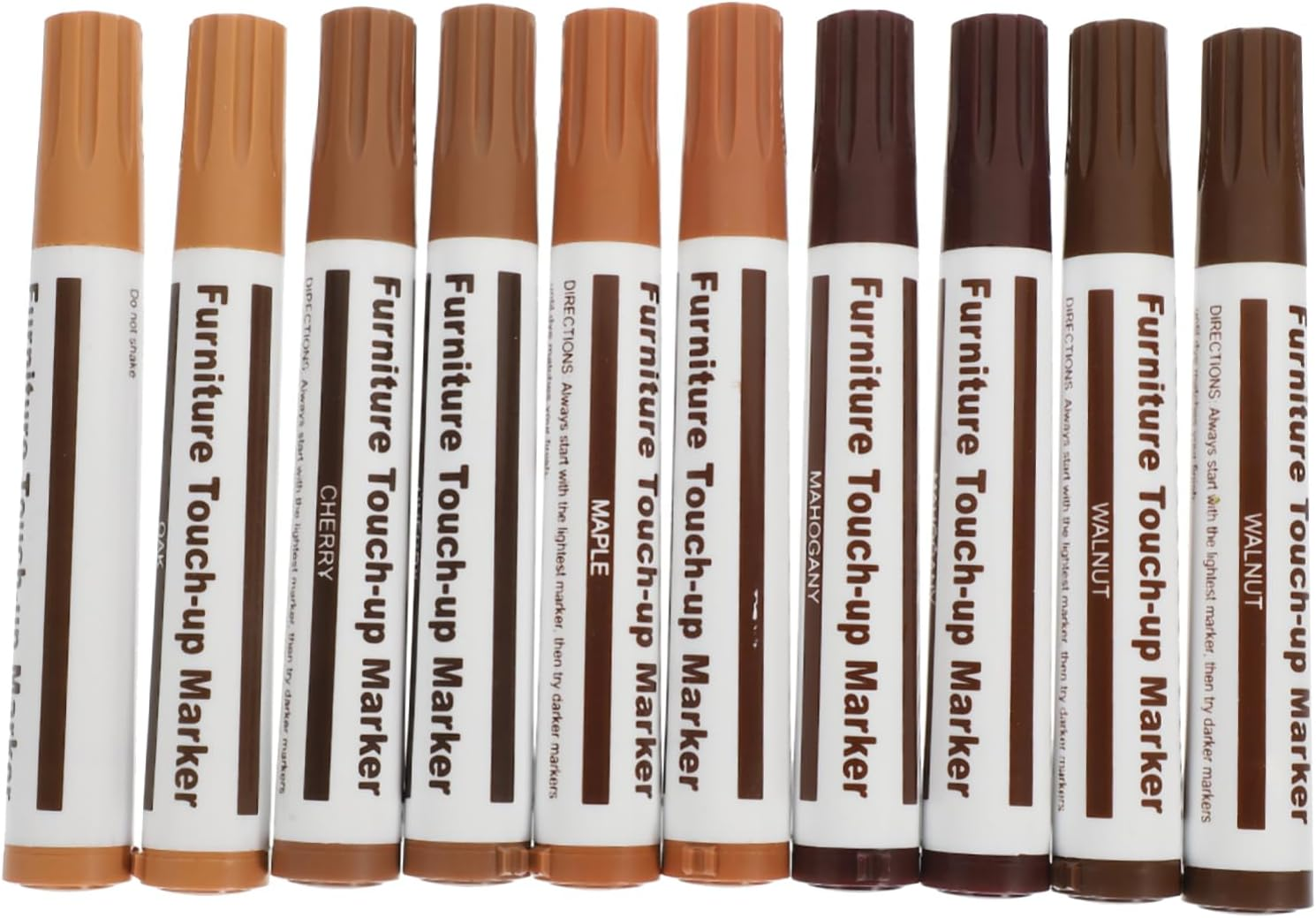 10Pcs Touch up Pen Furniture Repair Markers Furniture Scratch Remover image number 1