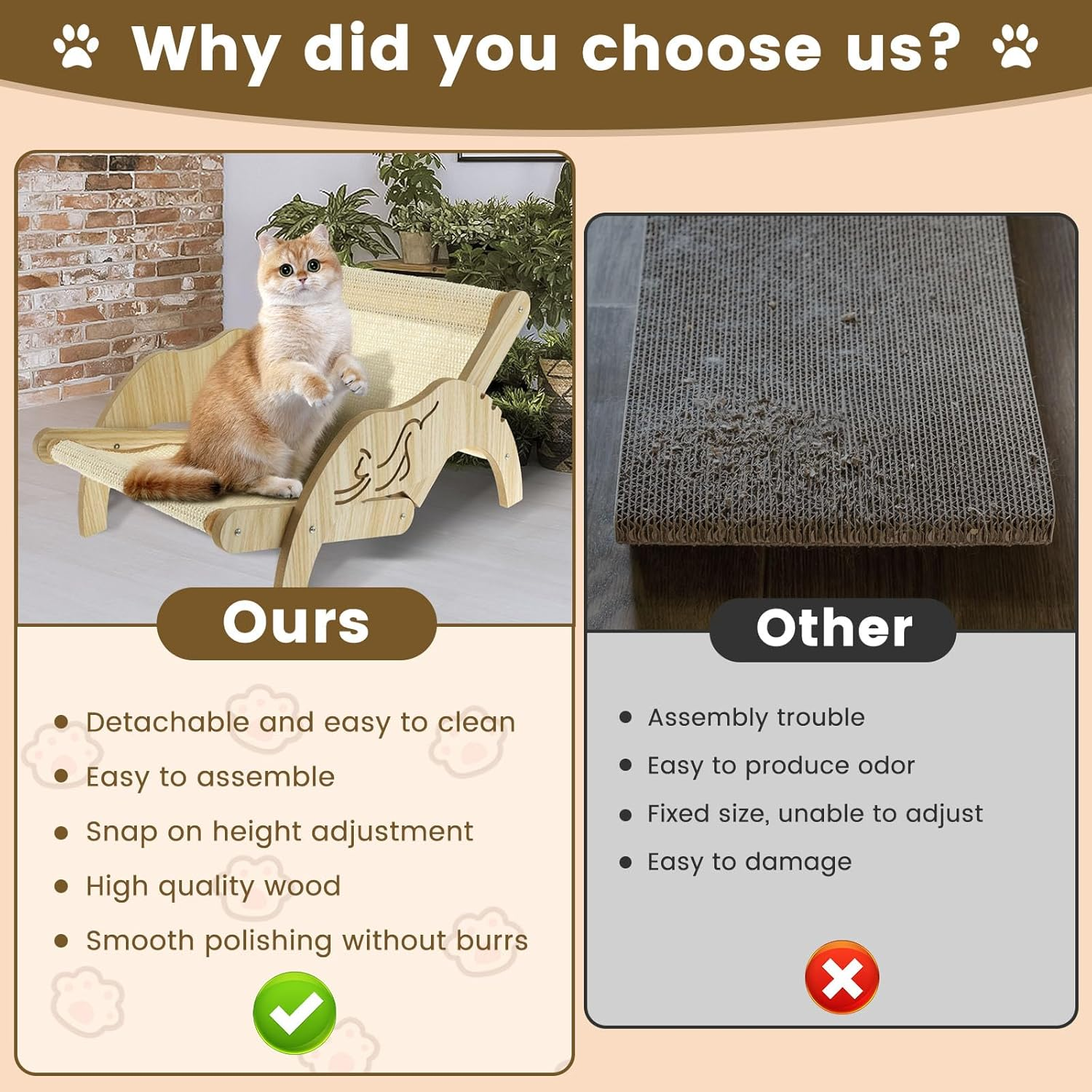 Cat Bed,Pet Hammock Bed,Cat Bed Hammock,Cat Hammock Chair,Cat Scratcher Lounger Bed,Cat Chair Bed,Cat Sisal Lounge Chair,Cat Scratching Chair,Cat Lounge Chair for Cats Beach Home Indoors Outdoors image number 6