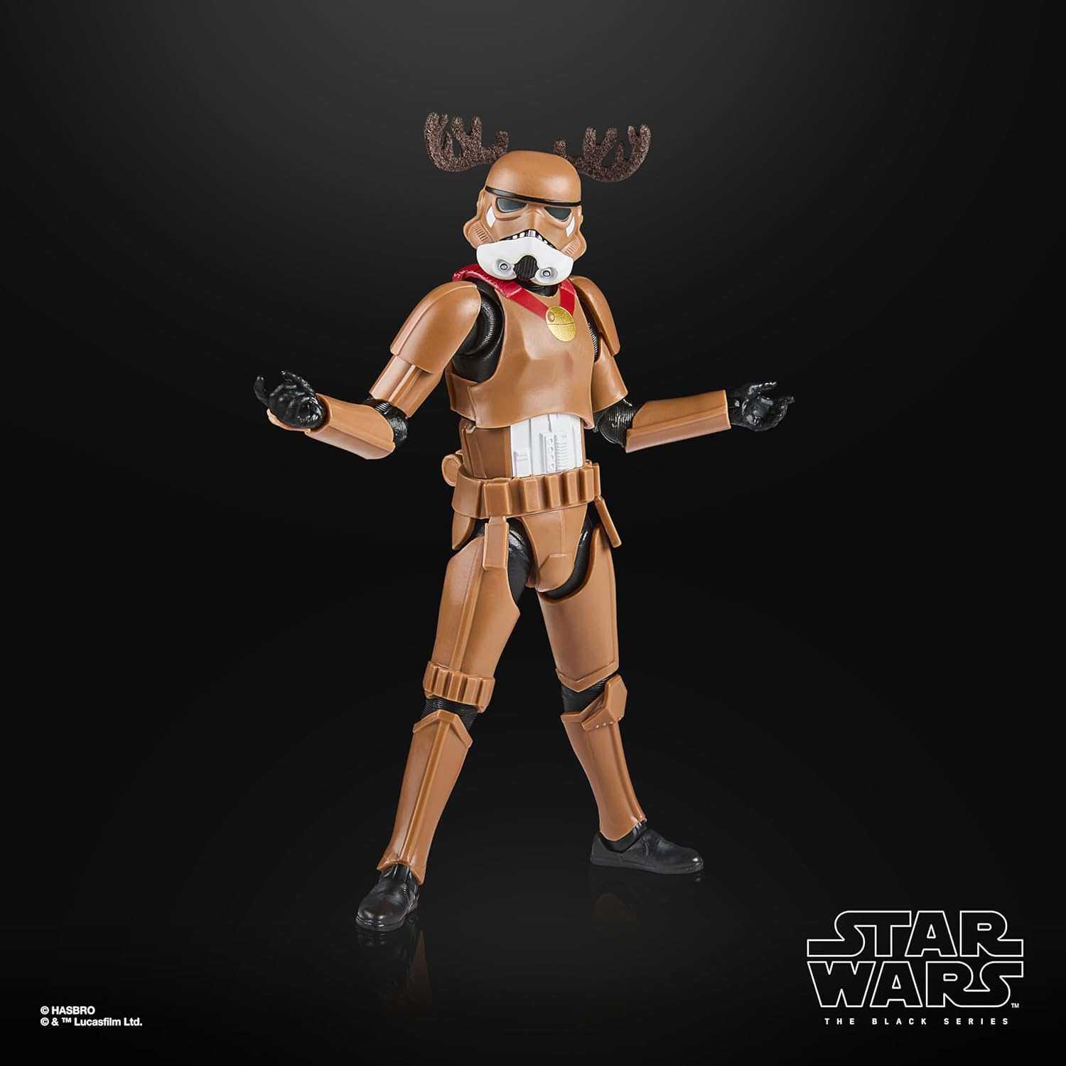 Star Wars the Black Series Stormtrooper (Holiday Edition), Star Wars Premium Collectible 6 Inch Action Figure image number 3