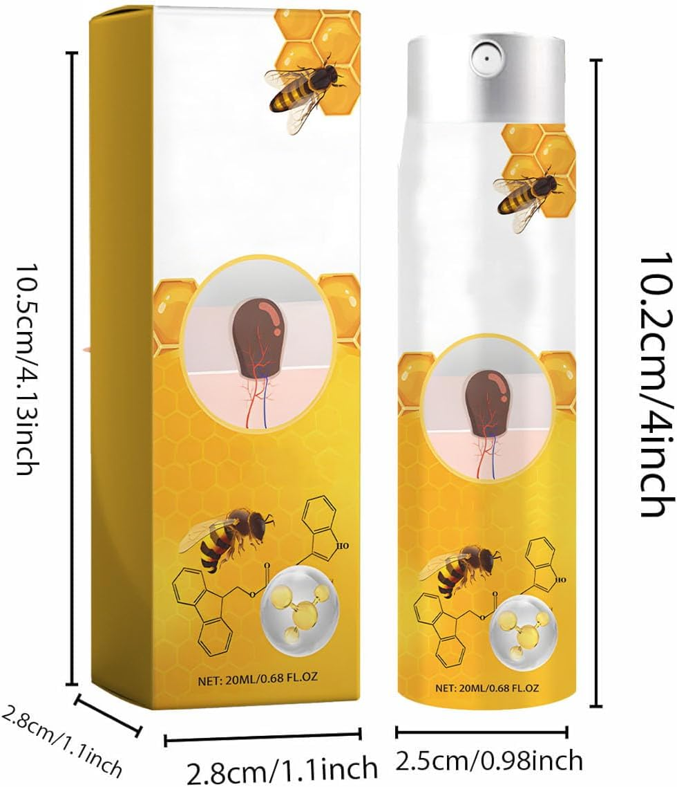 Hannahcos 3Pcs Recede Bee Venom, for Women and Men 20Ml/Pcs image number 3