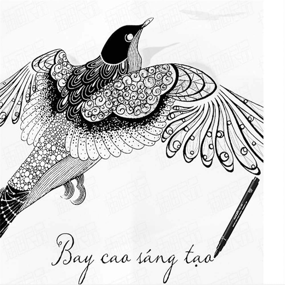 UNI-BALL PIN DRAWING PEN FINELINER ULTRA FINE LINE MARKER 0.3Mm BLACK Ink - [Pack of 3] image number 2