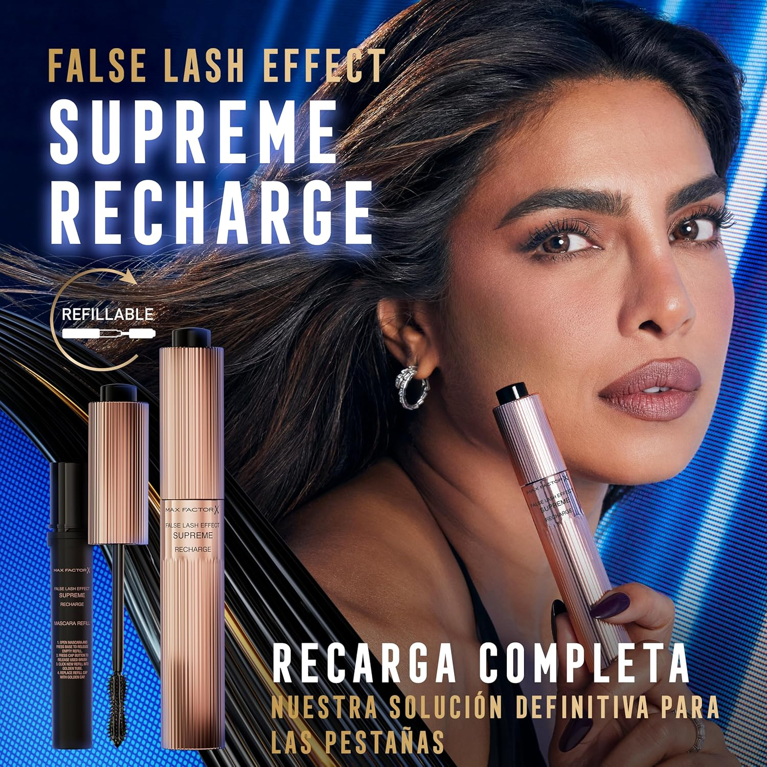 Max Factor False Lash Effect Supreme Recharge Mascara Black image number 2