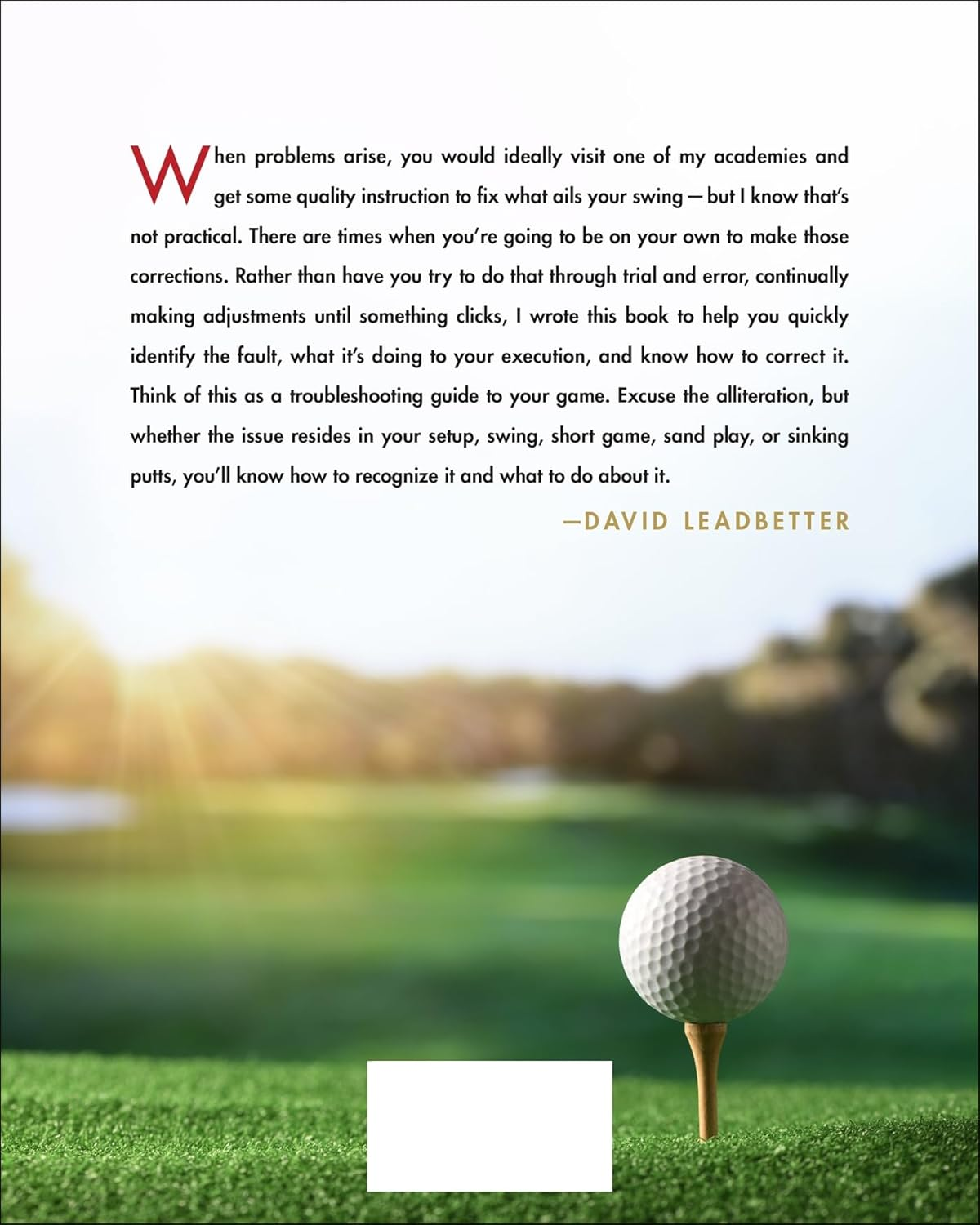 Fix It Yourself: How to Recognize the Faults in Your Game―And Correct Them image number 1