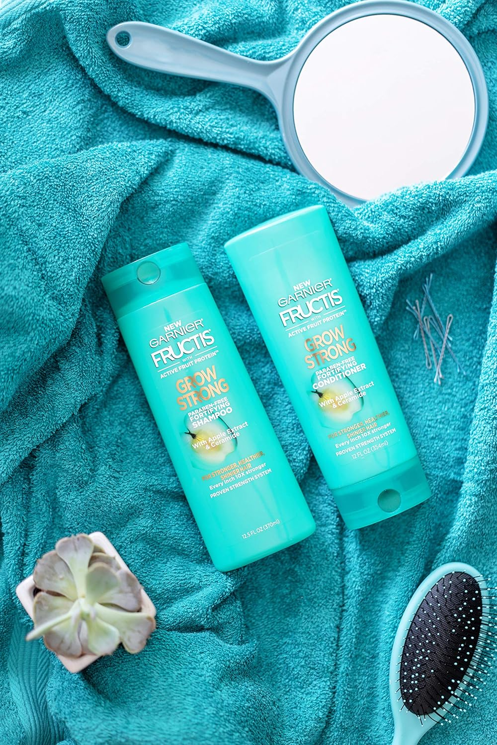 Garnier Hair Care Fructis Grow Strong Shampoo, 12.5 Fluid Ounce