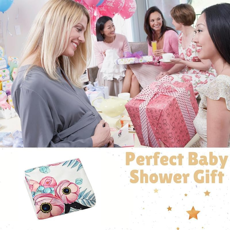 Personalized Baby Boy Milestone Blanket, Custom Newborn Moon Blanket for Shower Gift 100 * 150Cm image number 6