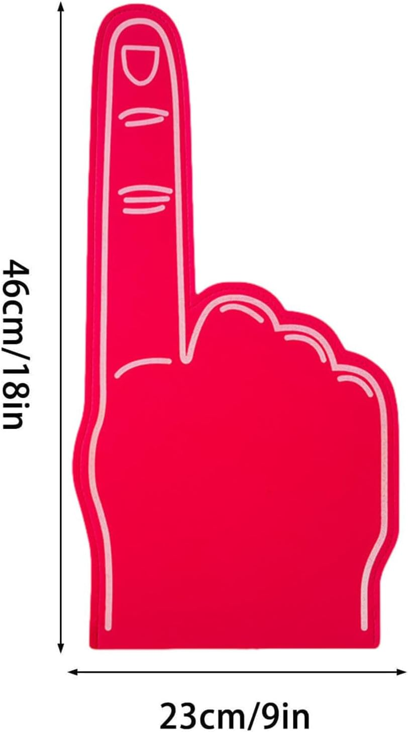Giant Foam Finger, Giant Foam Hand, Cheer Foam Finger, Gladiators Foam Finger, Large Foam Hand Pointing Finger for Sports Fans, Eva Foam Hand Finger for Sports Events, Cheerleading Competition - Green image number 7