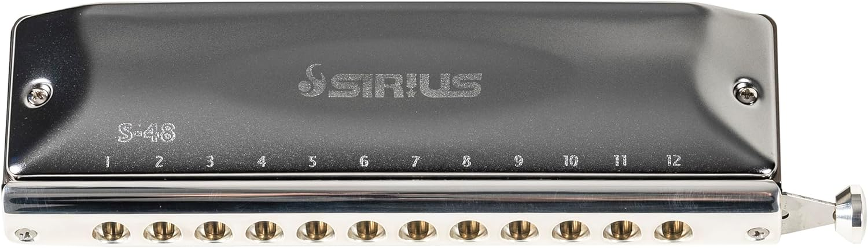 Suzuki Chromatic Harmonica Sirius Series S-56C Long Stroke - 12 Holes 48 Tone Short Stroke