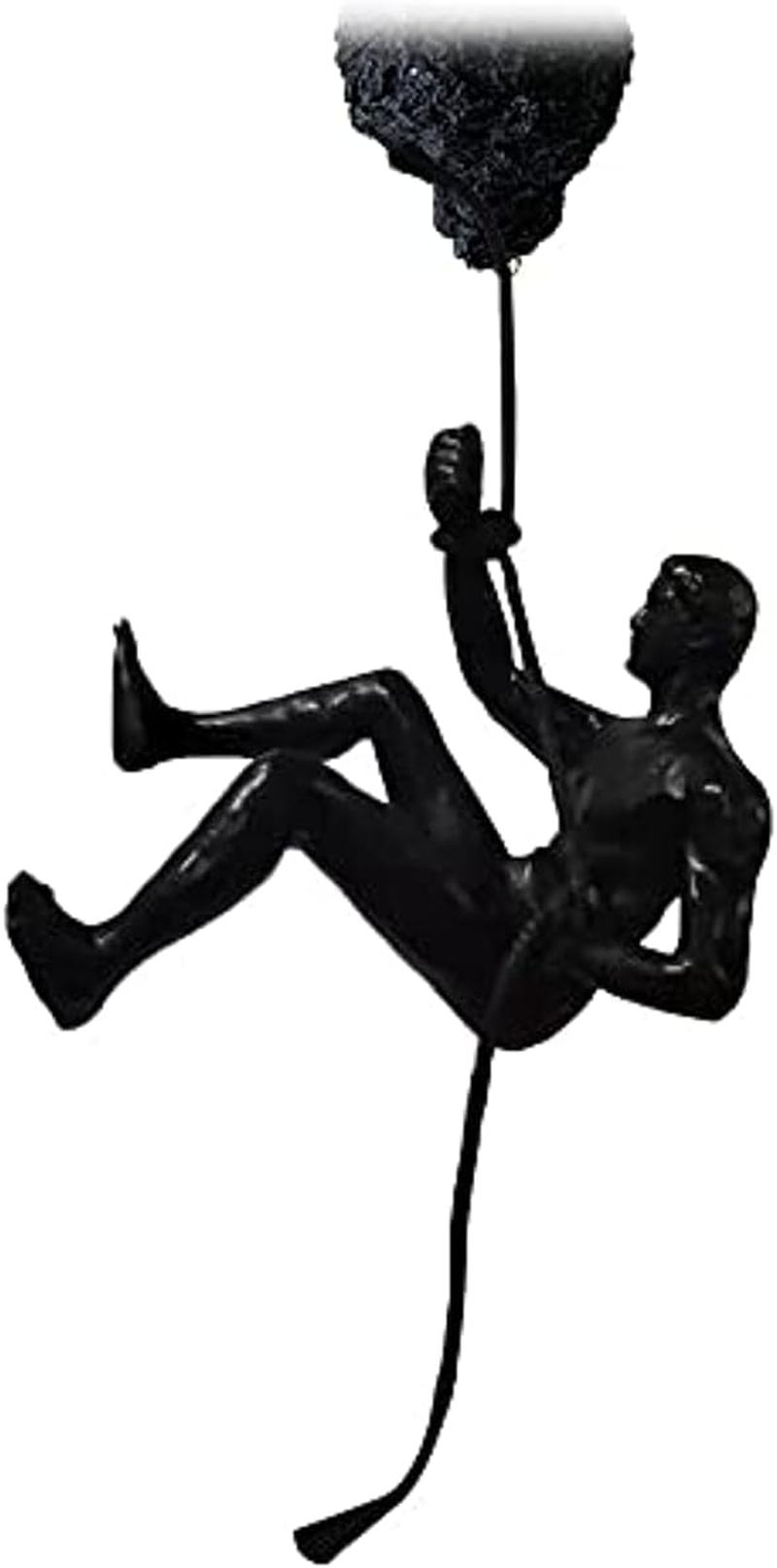 Set of 6 Climbing Man Wall Sculptures - 3D Wall Art Decor, Handmade Home Unique Decor, Rock Climbing Gifts, Modern Decoration, Resin Sculpture Creative Wall Art - Qzjijosen