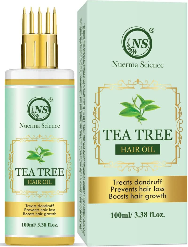 Nuerma Science Tea Tree Hair Oil for anti Dandruff (100 ML)