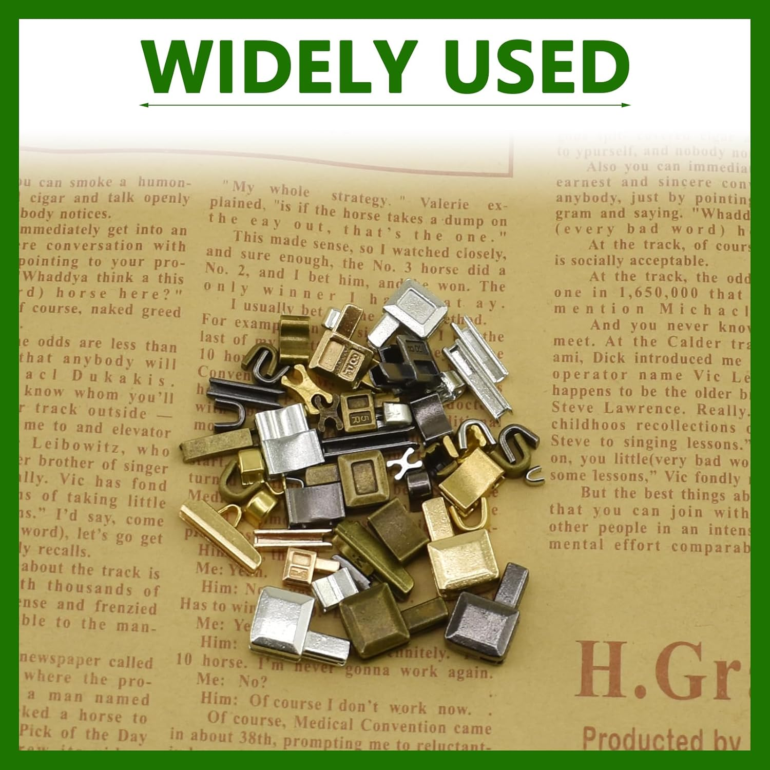 SHRJ 80Pcs Metal Insertion Pin Set Zipper Repair Kit Latch Slider Retainer, Zipper Sewing Accessories Open-End Bottom Top Stops for Jacket, Coat, Backpack, Handbag, Jeans, 4 Sizes image number 5