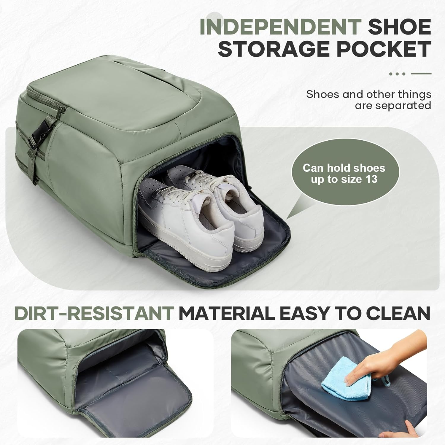 Suwasp Travel Backpack for Women Airline Approved Carry On，Large Laptop Backpack for Men,Flight Approved Luggage Backpack image number 2