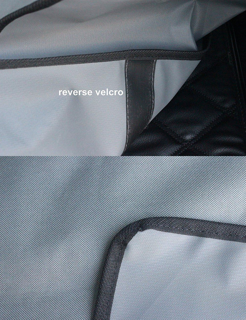 Dog Vehicle Cargo Liner Cover Pet Seat Cover Bed Floor Mat Nonslip Waterproof Universal for Car SUV Truck Vans Gray image number 4