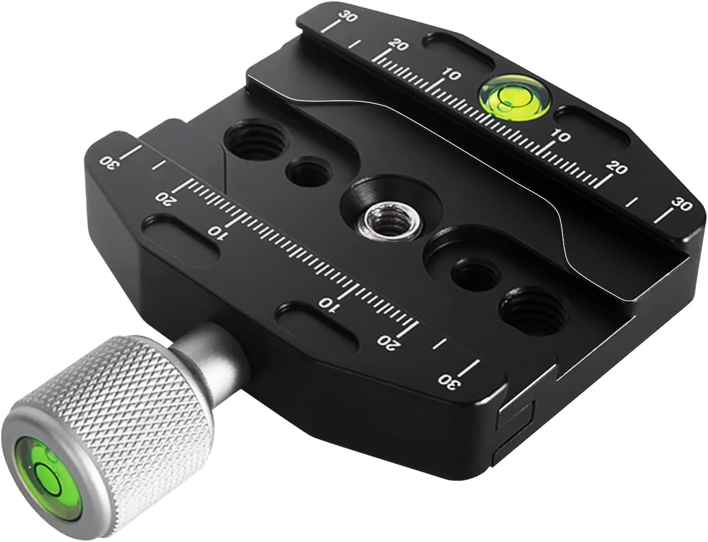 Powerful 70Mm Quick Release Clamp, Professional Replace Adapter Plate for Arca Swiss Camera Tripod and for Manfrotto Rc2 Standard Tripod Ballhead image number 1