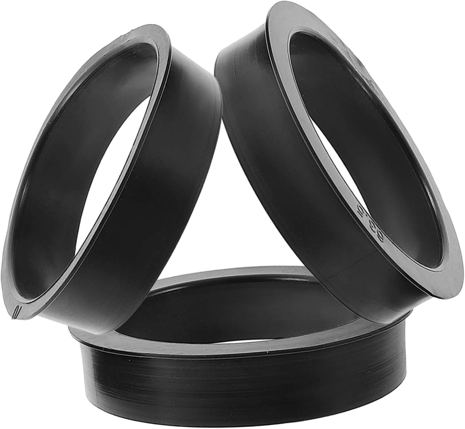 Mobestech 3Pcs Universal Rubber Adapter Rings Set for Car Air Filters Intake Filter Step-Up Rings 76Mm to 70Mm 63Mm 60Mm Compatible with 3-Inch Cone Air Intake for Vehicle Performance Optimization image number 5