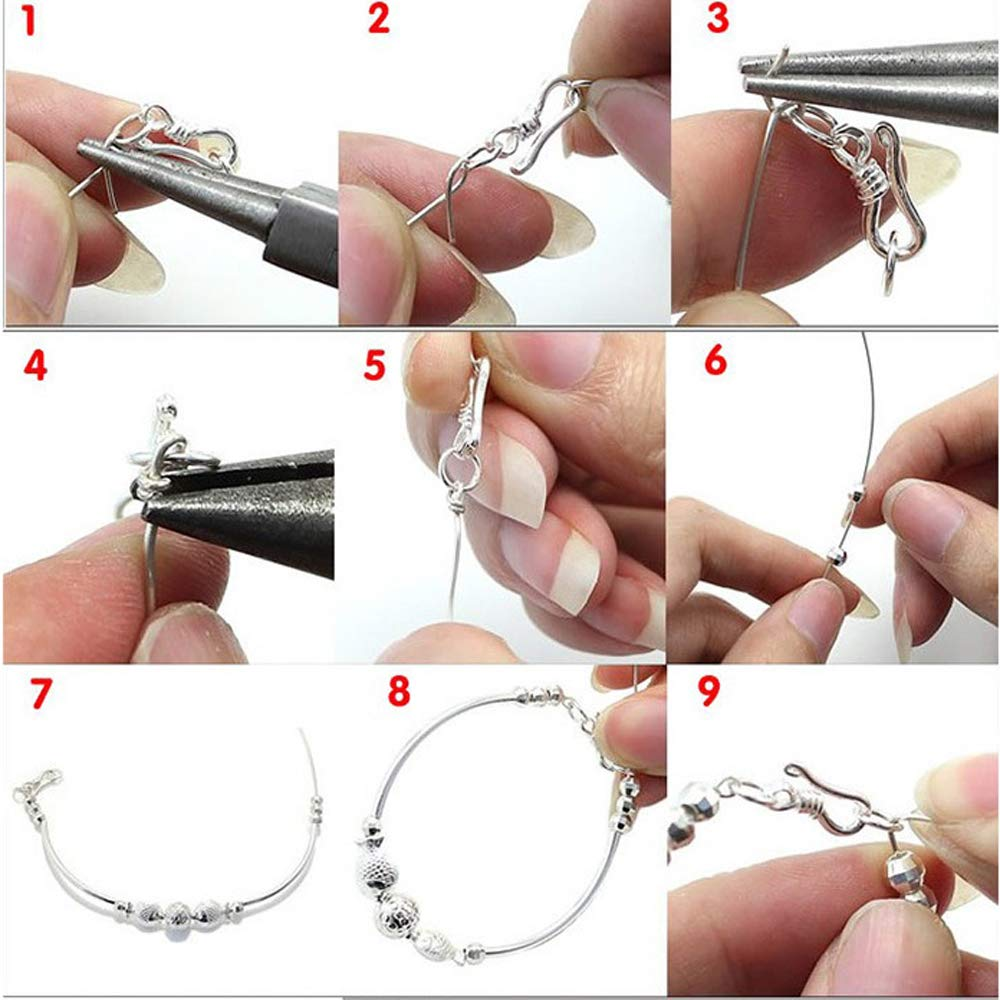 925 Sterling Silver Wire 28 Gauge for Jewelry Making and Beading round Wire Jewelry Finding Component 3.3 Feet image number 4