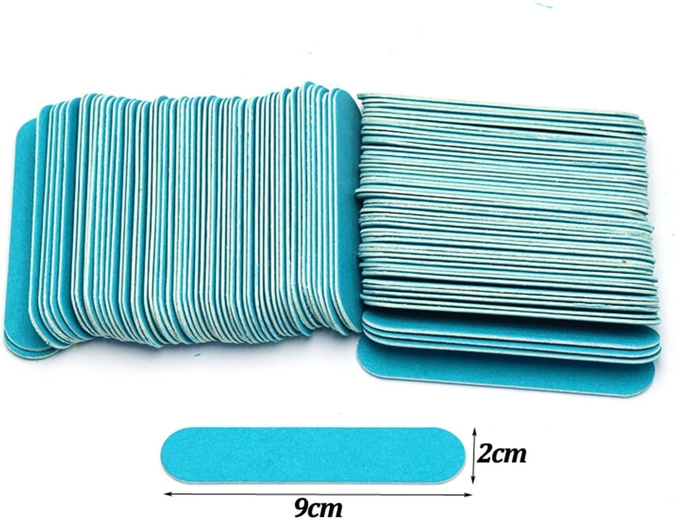 TRUSTTWO 500Pcs Double Side Nail Files Mini Wooden Sanding Buffer Block for Gel Polish Manicure Pedicure Salon Professional Nail Art Tool the New (Color : Pink) image number 3