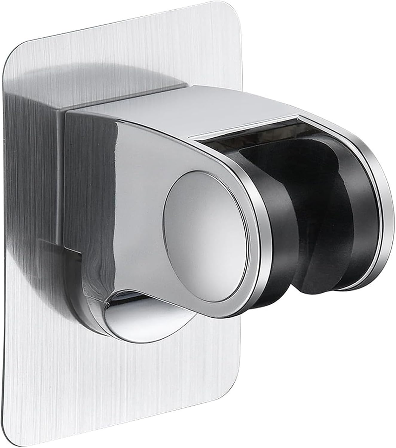 Shower Head Holder, No Drill Mount Shower Accessories, Adjustable Angle Gutter Mount for Bathroom, Shower Enclosure Corner Holder, Universal Shower Arm Bracket image number 2