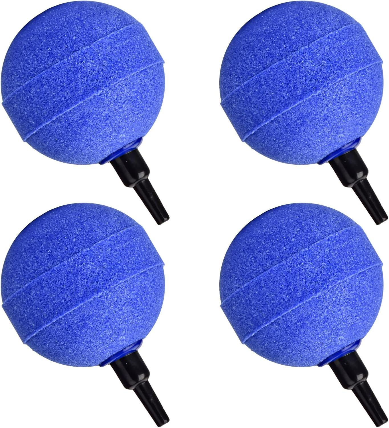 4 Pieces Air Stone Bar Bubble Diffuser Set 2 Inch Ball-Shape Fish Tank Air Bubble Air Stone Bar Hydroponics Oxygen Diffuser, for Aquarium Fish Tanks Ponds image number 1