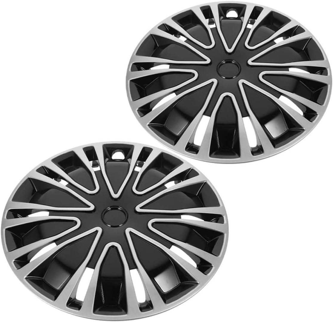 2Pcs Stylish Decorative Wheel Rim Covers Hubcaps for Car Accessories Easy Installation