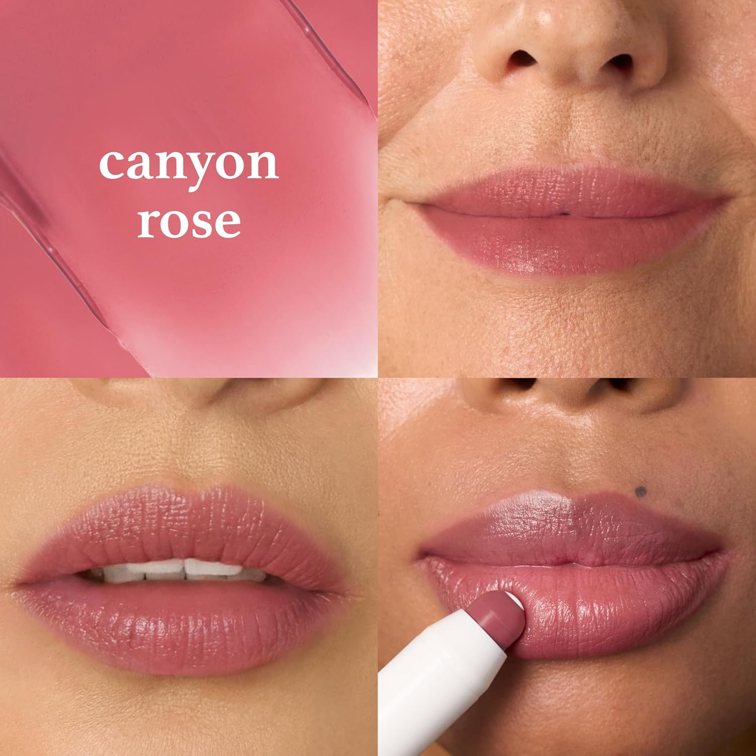 (Canyon Rose) - Julep It'S Balm Lip Balm Crayon, Full-Coverage Lipstick & Lip Moisturiser with Semi Gloss Finish, Canyon Rose image number 2