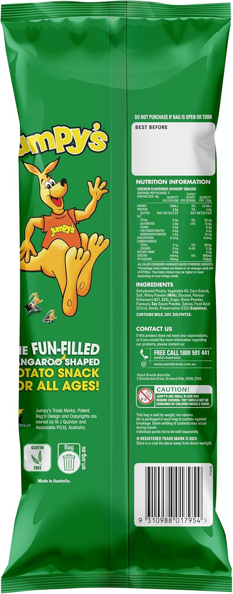 Jumpy'S Chicken Snacks 90 G (Pack of 5) image number 3