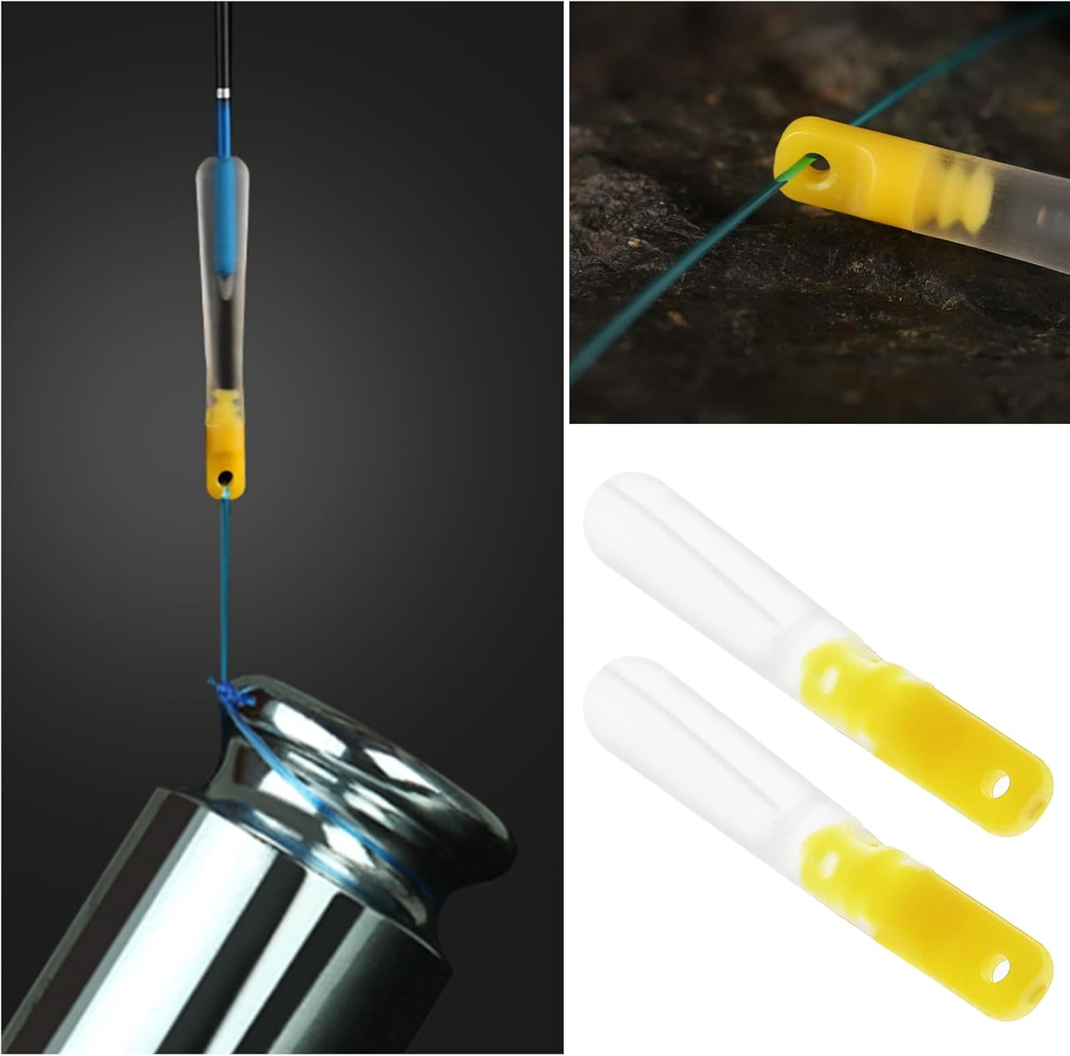 Create Idea 20Pcs Silicone Float Waggler Adaptors Suitable for Float Feet for Carp Fishing Coarse Fishing - 18Mm image number 2