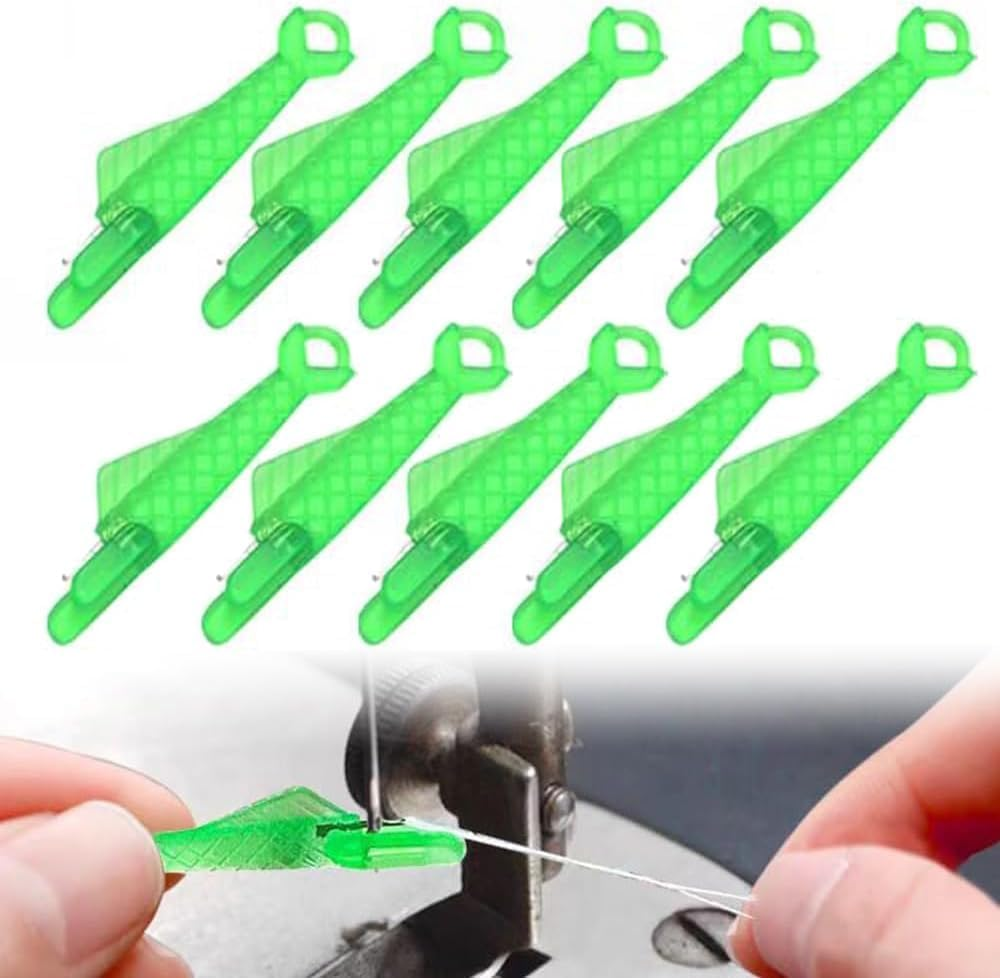 Fish Mouth Sewing Machine Needle Threader, Fish Type for Sewing Machines,Automatic Sewing Needle Threader,Easy Needle Threaders Tool (10) image number 3