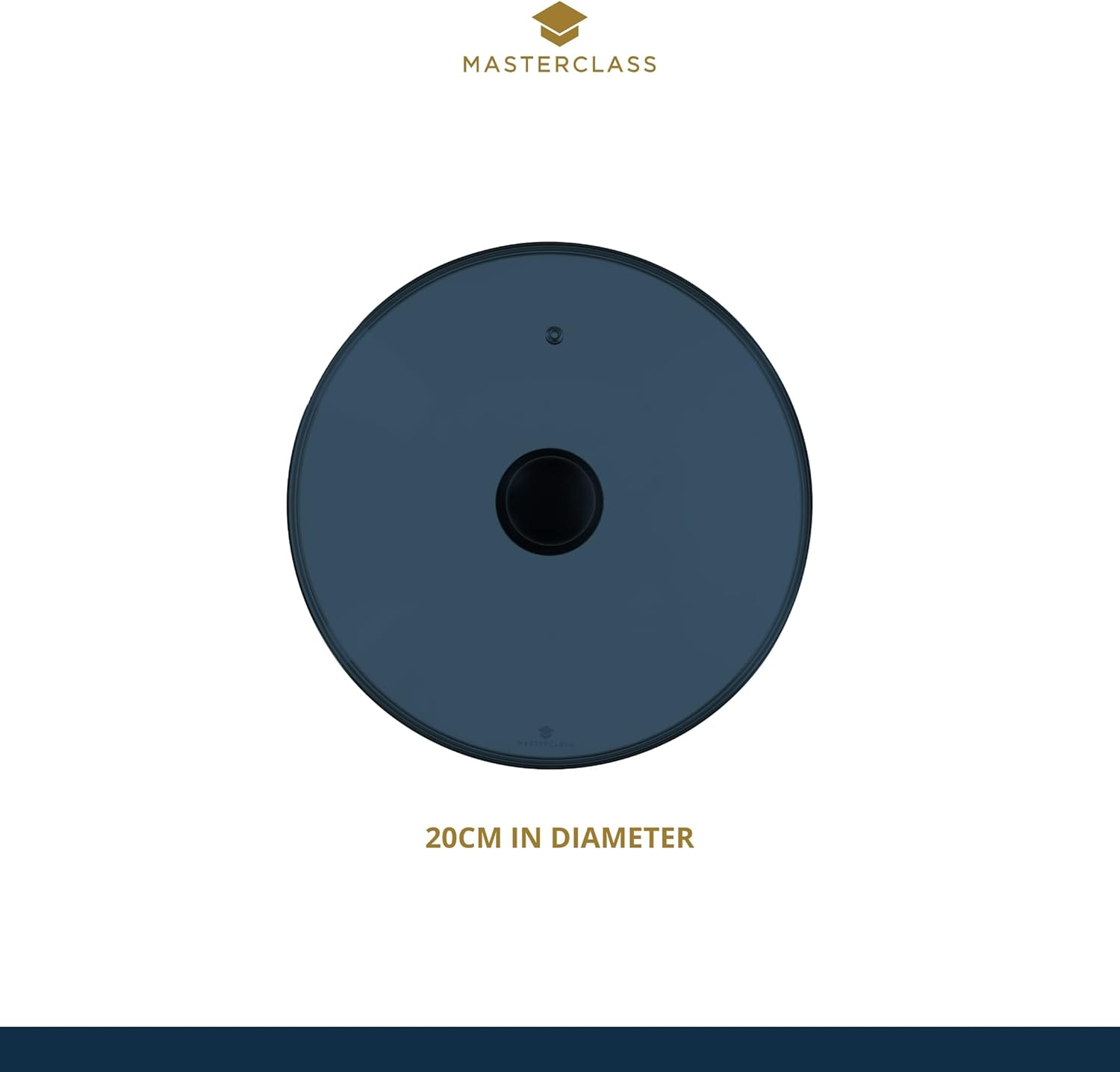 Kitchencraft Masterclass Glass Lid 20 Cm, Universal Designed for All 20 Cm (8 Inch) Cooking Pots and Frying Pans image number 5