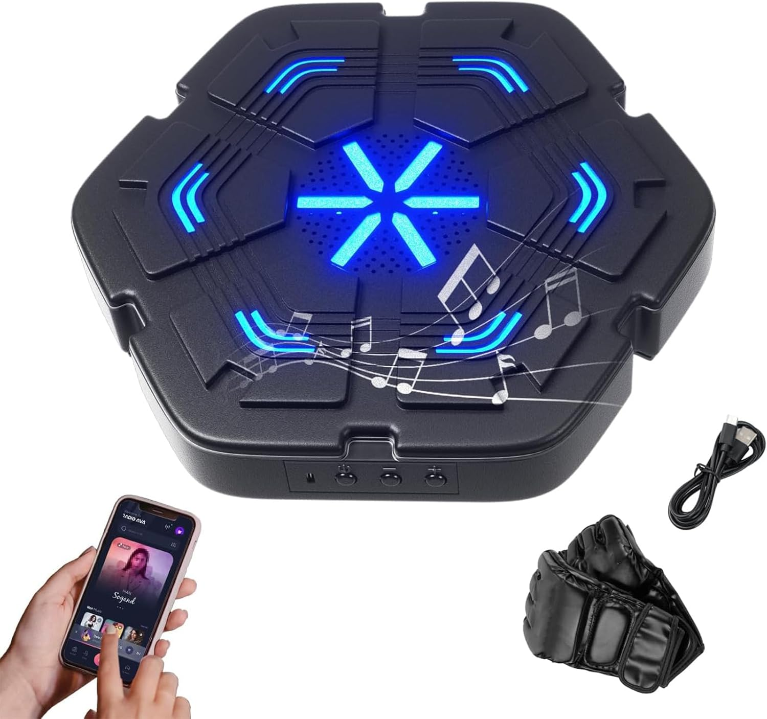 Cozioz Music Boxing Wall Mount Machine for Adults | Liteboxer Workout Playlist | Onepunch Fitness Machine image number 3