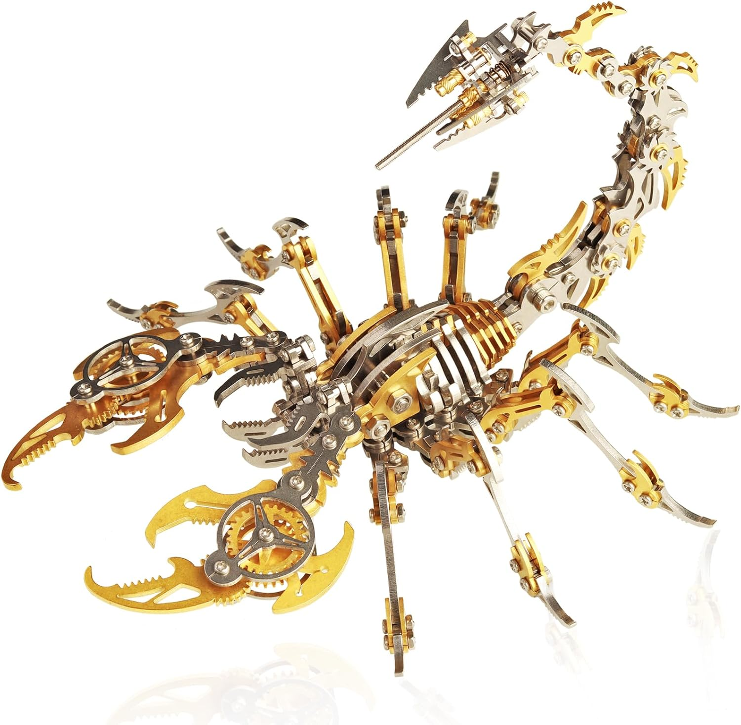 Metal 3D Puzzles for Adults, Scorpion 3D Metal Puzzles Model Building Kits DIY 3D Puzzle Model Kits for Birthday, Christmas