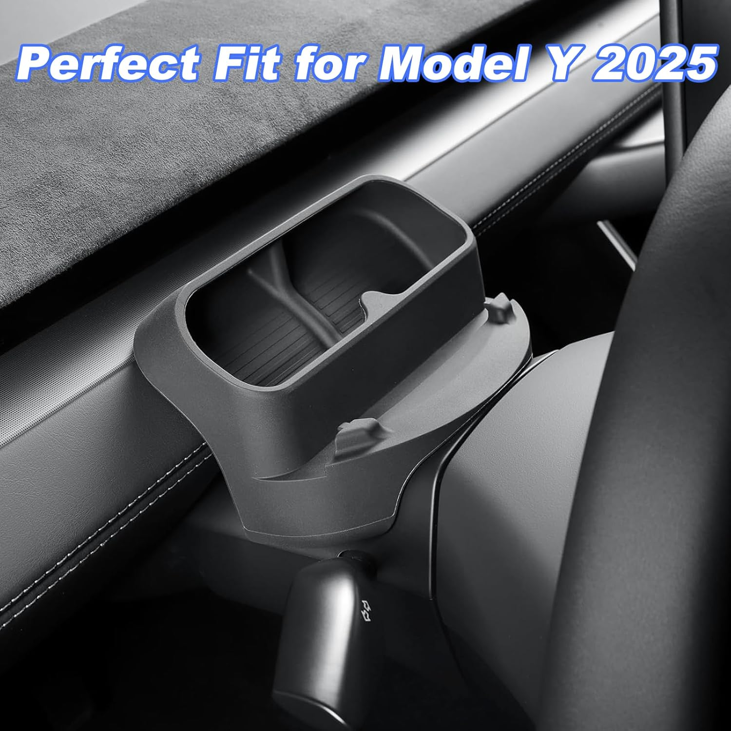 MAEZOE Tesla Model Y Juniper 2025-2026 & Model 3 Highland 2024-2025 Steering Wheel Phone Holder & Glasses Case &ndash; Silicone Storage Box, Anti-Slip Navigation Stand, Organiser for Sunglasses & Keys image number 5