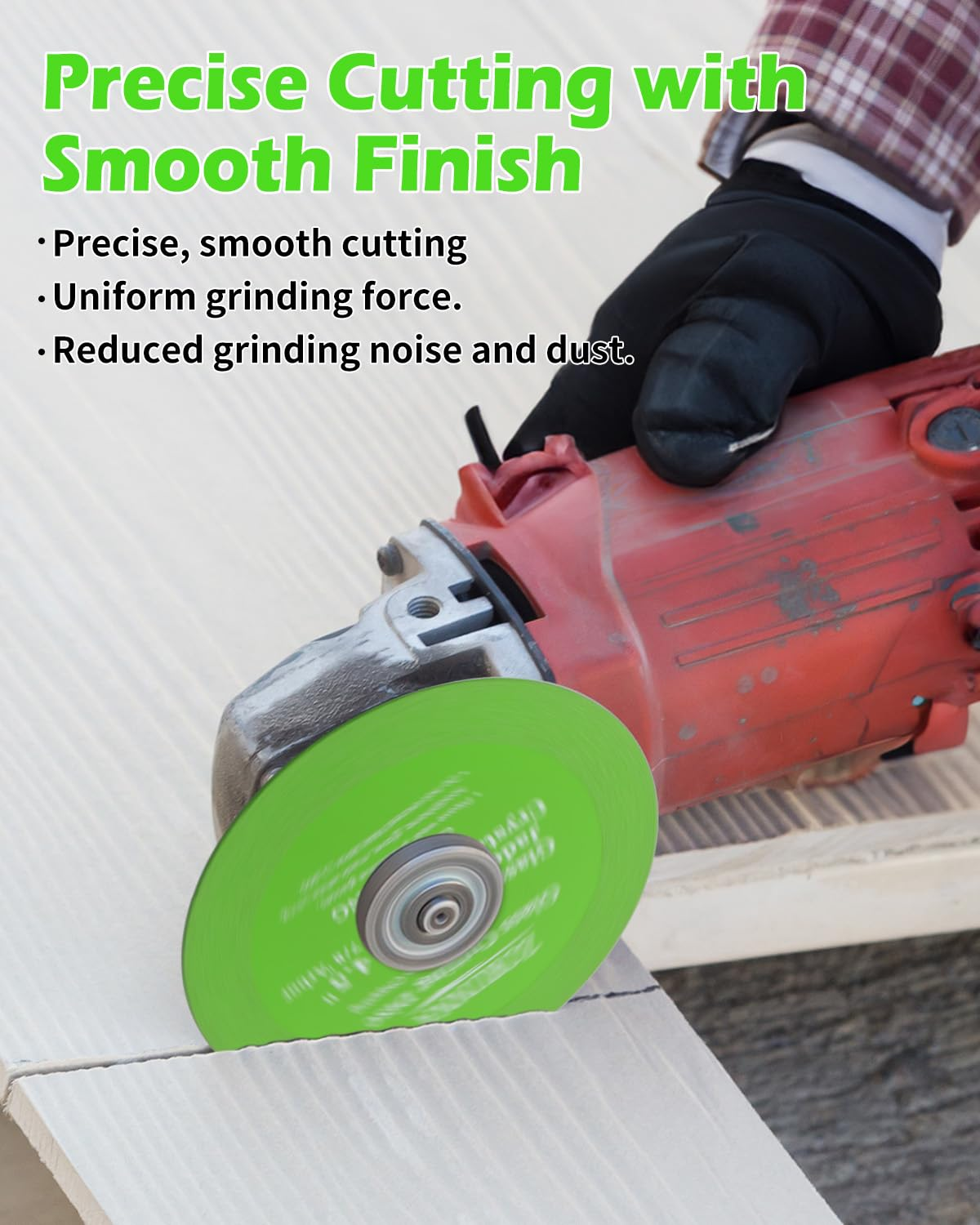 ZORUNNA 5 Pack Glass Cutting Disc for Angle Grinder, 4" X 7/8&rdquo; Tile Cutter Blade, Ultra-Thin Glass Cutters Tools for Grinding Ceramic, Crystal, Tile, Jade, Wine Bottle.